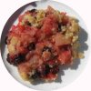 Brombeer-Apfel-Crumble