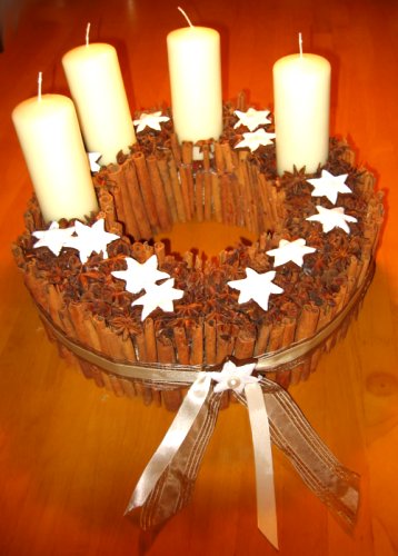 Der Zimt-Adventskranz