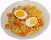 bunter Kartoffel Mhrentopf mit Ei