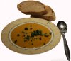Mhren-Joghurtsuppe mit Curry