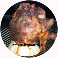 das Dosenbier-Huhn