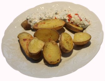 Kruterkartoffeln mit Kruterquark