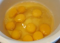 Zucker und Eier