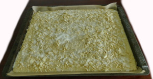 Buttermilchkuchen mit Mandeln backen