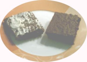 Serviervorschlag fr den leckersten Schokoladenkuchen der Welt