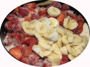 Erdbeer-Bananen-Konfitre Zutaten