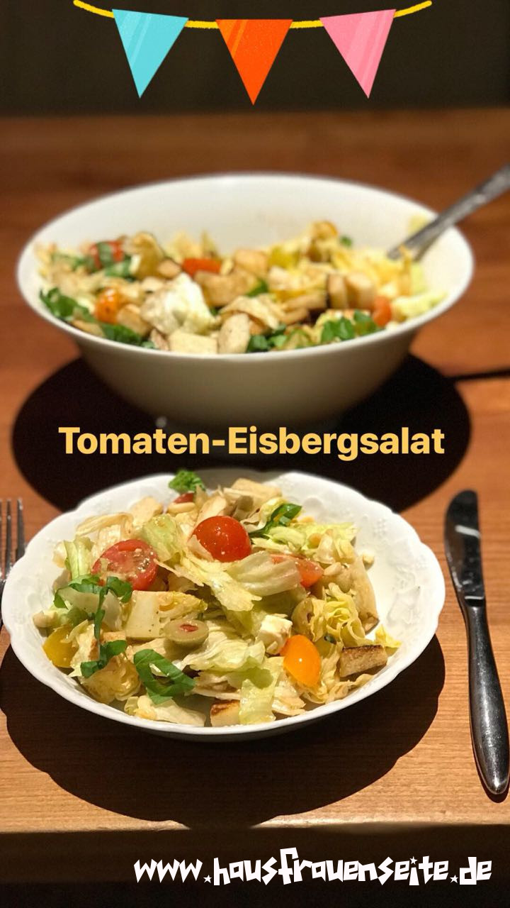 Tomaten-Eisbergsalat
