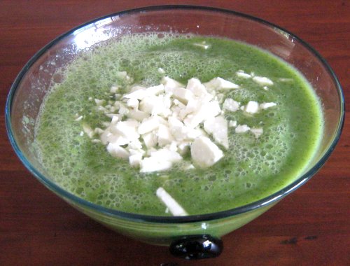 Gazpacho mit Schafsk�se