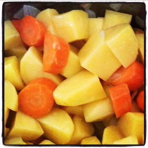 einfache Kartoffelsuppe mit weien Bohnen kochen - bei Instagram