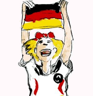 unsere Fu�ballfrau