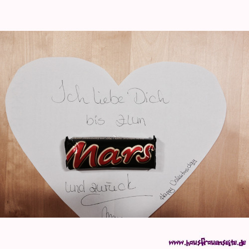 Ich liebe Dich bis zum Mars
