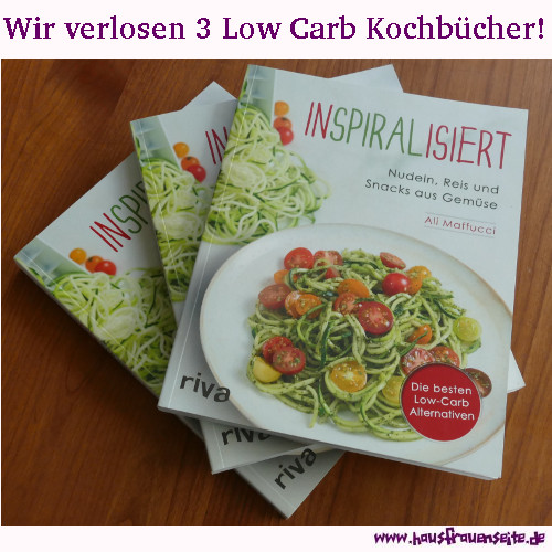 Wir verlosen 3 Low Carb Kochbcher