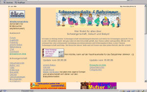 Screenshot vom Babyzimmer 01.07.99