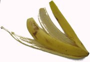 Bananenschalen verwenden