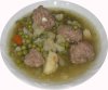 Fleischbllchen-Gemse-Suppe