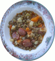 meine Hallo Herbst! Linsensuppe