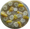 Kokosmilch-Pfannkuchen mit Mango und Banane