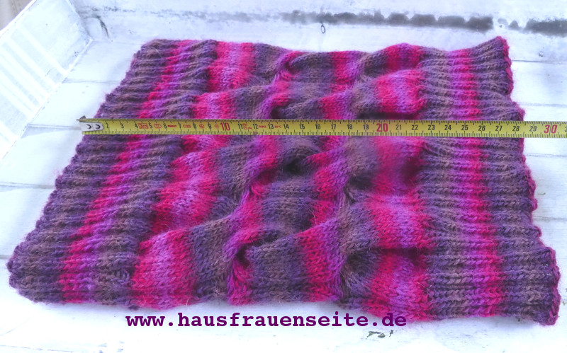 einfache Anleitung Loop stricken