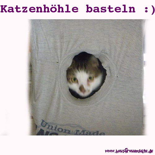 Katzenhhle basteln