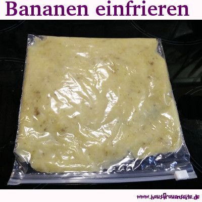 Bananen einfrieren