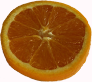 Orangenscheibe