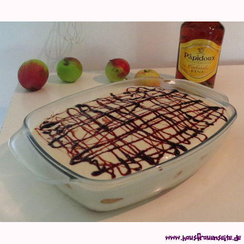 Apfeltiramisu mit Calvados - Rezept