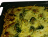 Broccoli-Schinken-Pizza mit Sauce Hollandaise