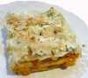 Krbislasagne mit Mozzarella