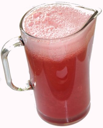 eine Kanne Melonen-Smoothie