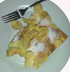 Ofenpfannkuchen mit pfeln