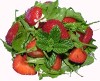 Rucolasalat mit Erdbeeren