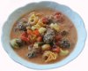 bunte Tortellinisuppe