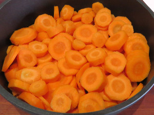 Karotten kochen