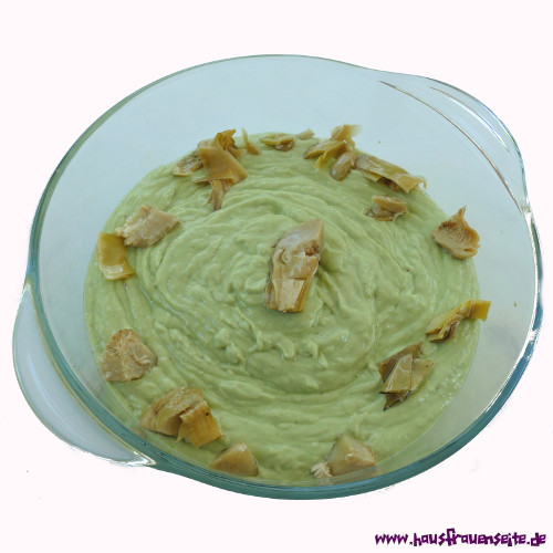 Avocado-Dip mit Artischocken