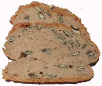 Hermann das Brot in Scheiben