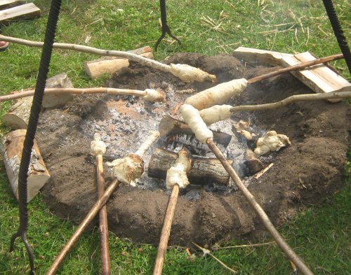 Stockbrot backen