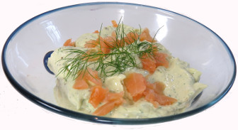 unser Rezept fr Lachscreme mit Frischkse