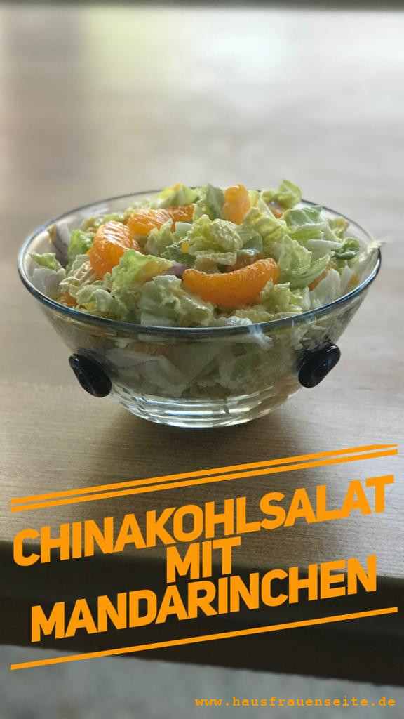 Chinakohlsalat mit Mandarinen - Chinakohlsalat-Rezept mit Bild