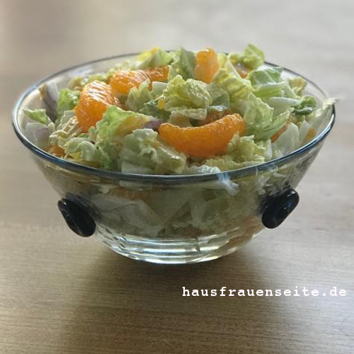 Chinakohlsalat mit Mandarinen