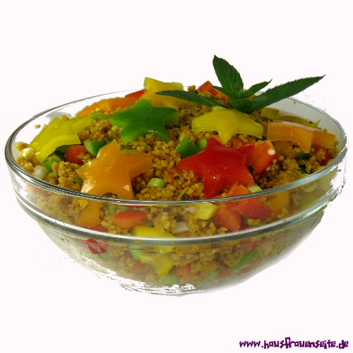 CousCous-Salat mit Paprika