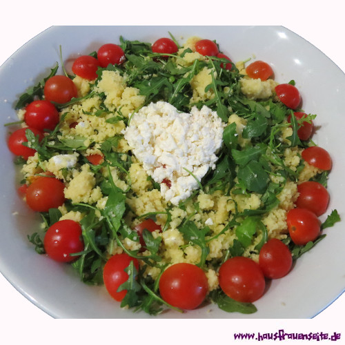 couscous salat rucola