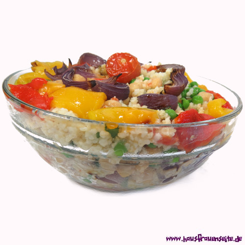 Sommerlicher CousCous-Salat