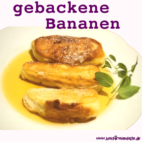 gebackene Bananen