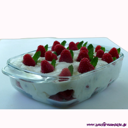 Joghurt-Sahne-Dessert-Rezept