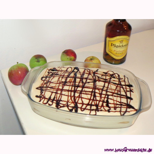 Apfel-TiramiSu mit Calvados