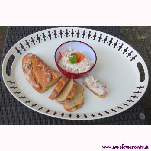 Lachs-Eier-Creme