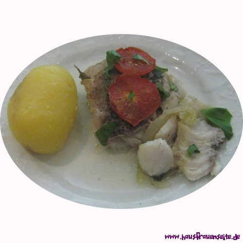 Seelachsfilet aus dem Ofen