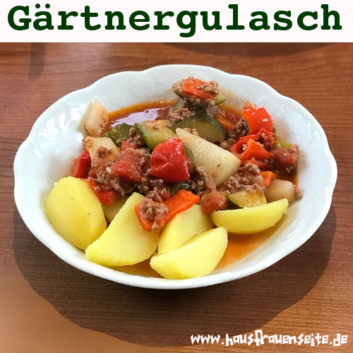 Grtnergulasch mit Hackfleisch