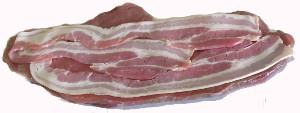 Kalbsschnitzel mit Bacon