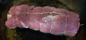 geflltes Schweinefilet im Backofen